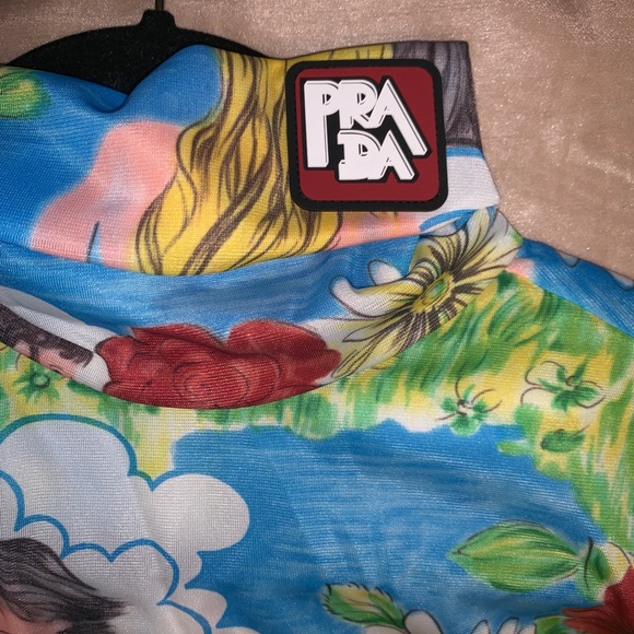 Prada Jersey Turtleneck Flashback Print. - Picture 3 of 5
